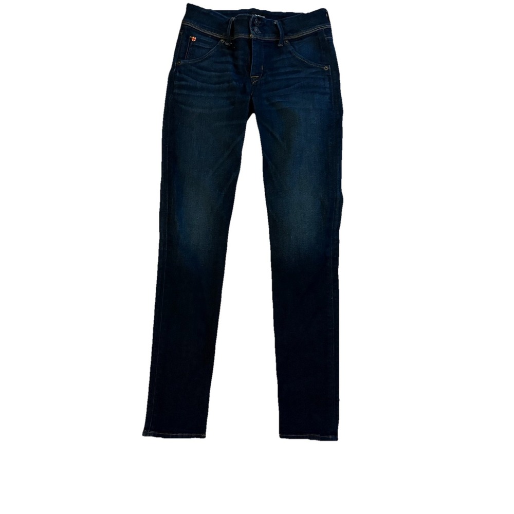 Hudson Jeans Womens Size 27 Collin Skinny Mid Rise Stretch Denim Pockets Blue